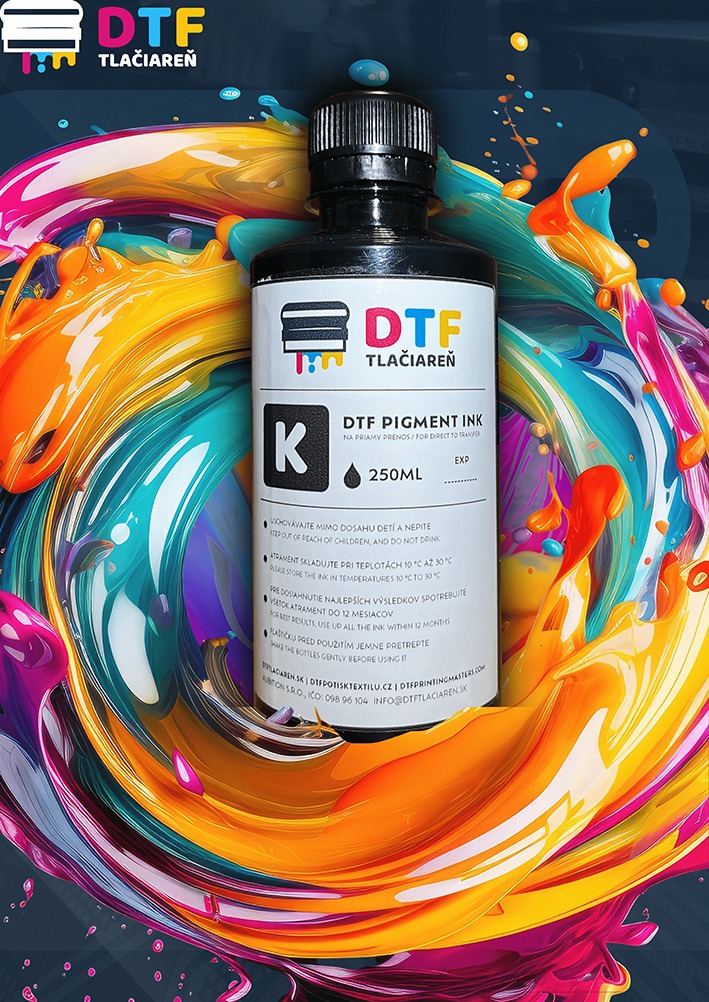 čierna-min DTF INK- BLACK – Bild 1