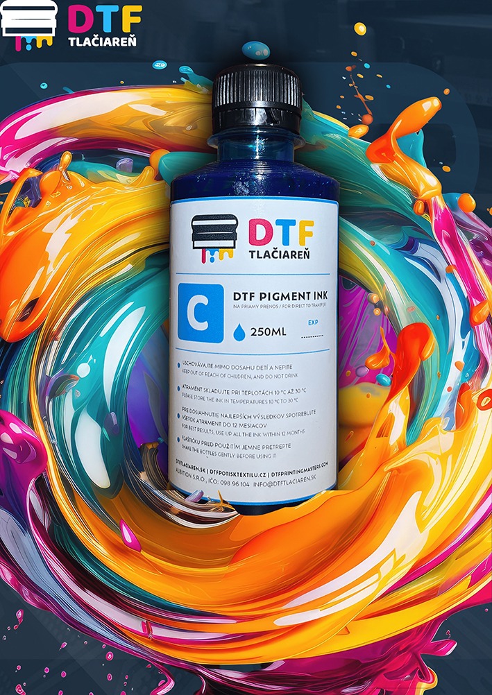 modra-min DTF INK Atrament- CYAN – Bild 1