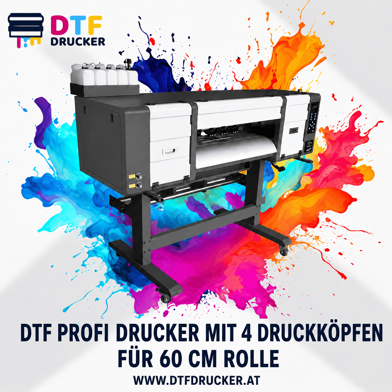 4hlavy60cm at DTF-Drucker für 60-cm-Rollen mit 4 Druckköpfen – Bild 1