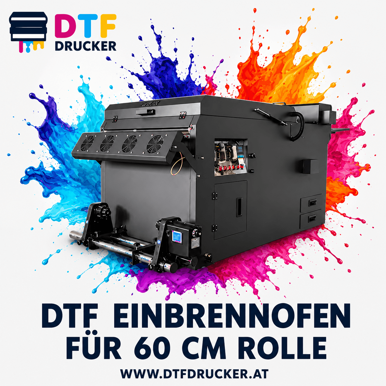 RURA60CM at DTF Aushärtungsofen mit Shaker für 60 cm Rollenfolie – Bild 1