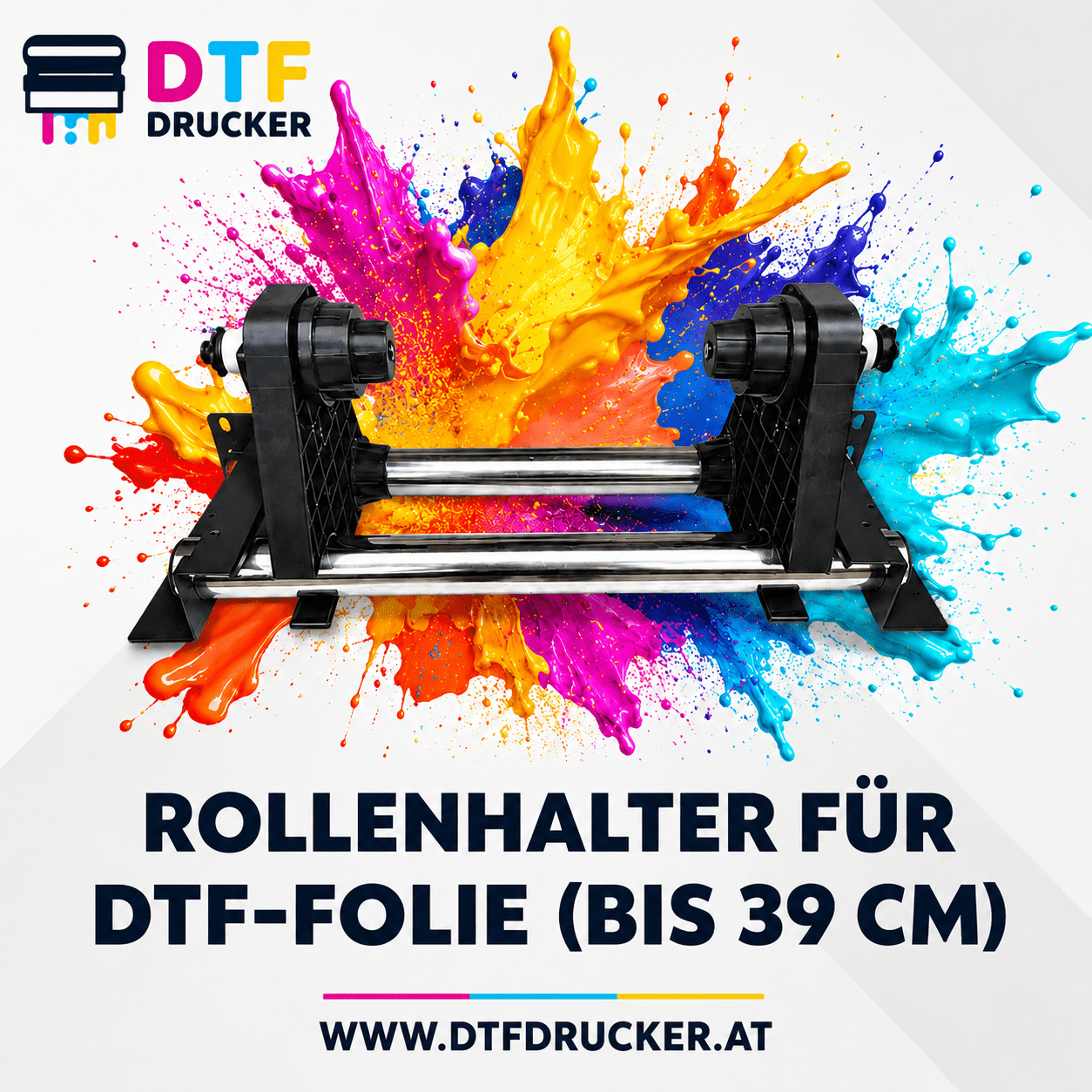 drziakrolky at Rollenhalter für DTF-Folie – Bild 1