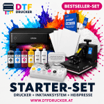 Volkspaket – DTF-Drucker + Weißtintenzirkulation + Transferpresse